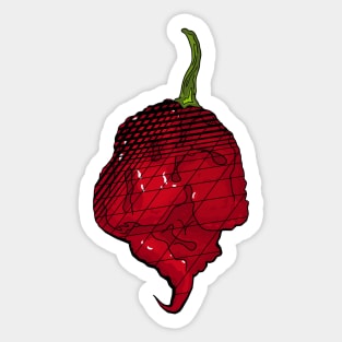 Habanero Chilli Pepper Sticker Spicy Hot Jalapeno Carolina Reaper Sticker